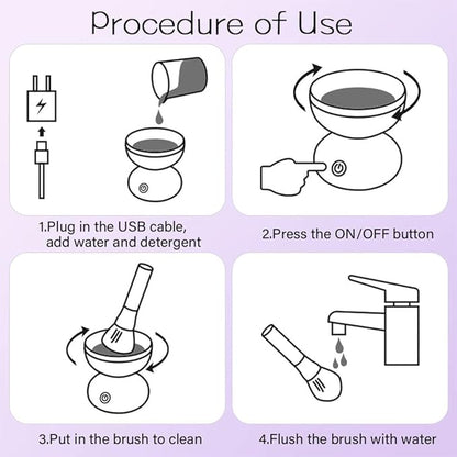 Mini Makeup Brush Cleaner - Cool Craze