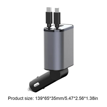 4 in 1 Retractable Charger