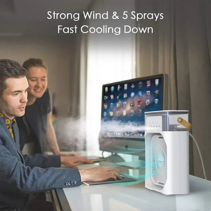 🔥50% OFF |AIR CONDITIONER COOLING FAN WITH ICE