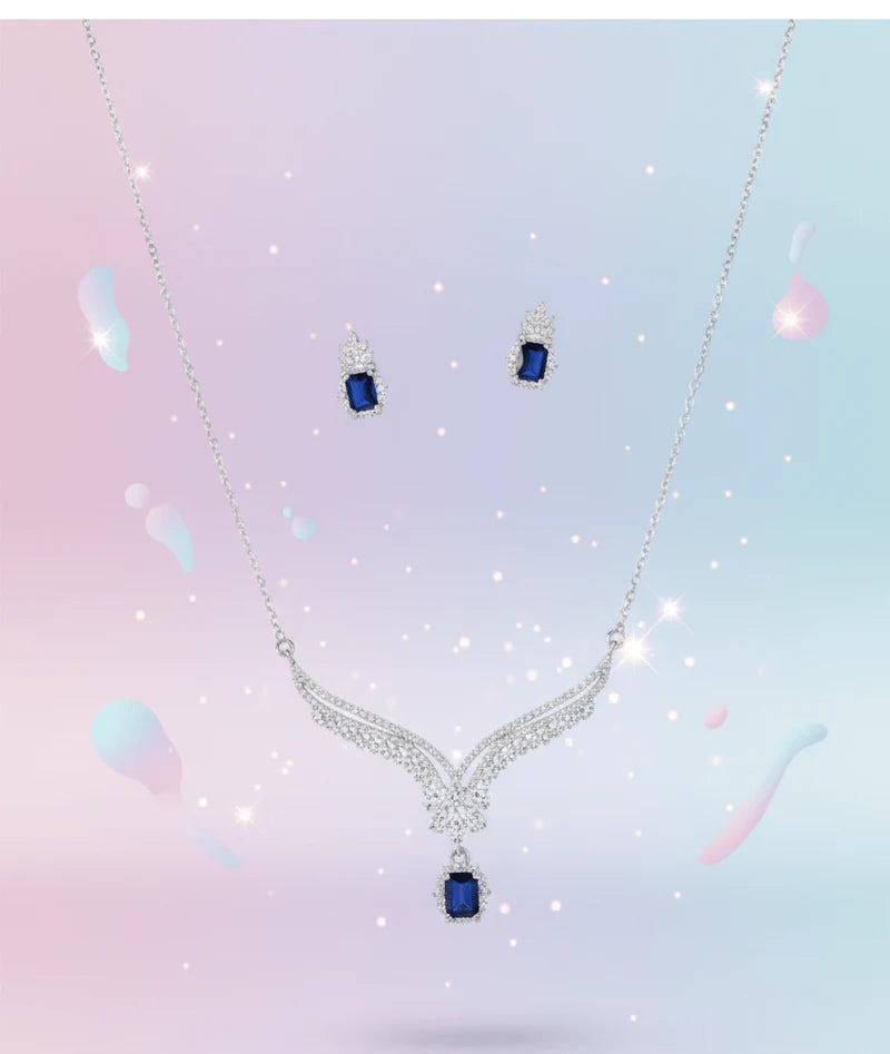 Square Drop Jewelry Set