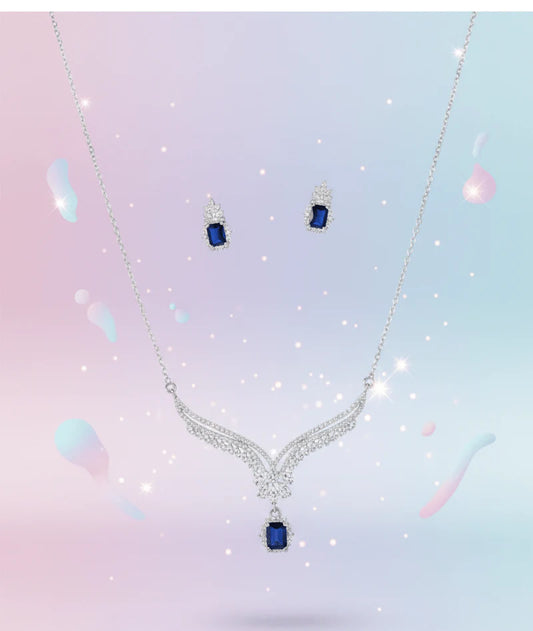 Square Drop Jewelry Set