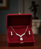 Teardrop Crystal Jewelry Set